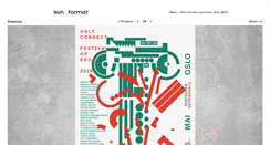 Desktop Screenshot of non-format.com